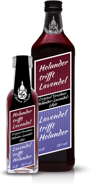 Original Dresdner Holunder-Lavendel Likör