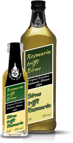 Original Dresdner Rosmarin-Birne Likör